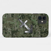Coques Case-Mate iPhone Sagittarius Zodiac Connexion Olive Woodland Camo (Dos (Horizontal))