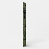 Coques Case-Mate iPhone Sagittarius Zodiac Sign on Woodland Camouflage (Dos/Gauche)