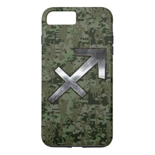 Etui iPhone Case-Mate Sagittarius Zodiac Sign on Woodland Digital Camo