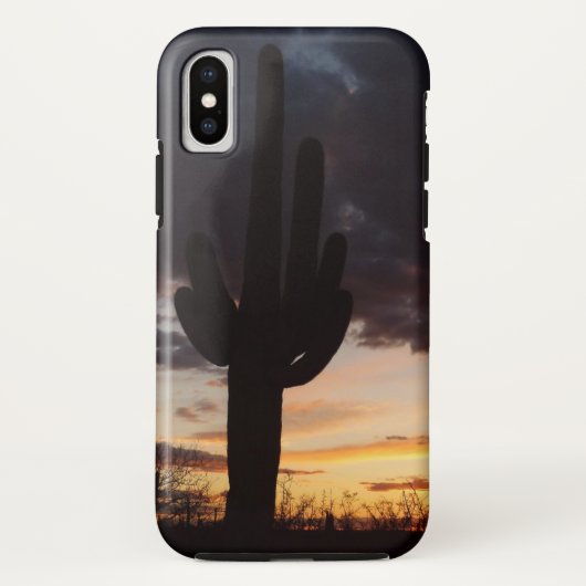 Coques Case-Mate iPhone Saguaro Sunset III Arizona Desert Paysage (Dos)