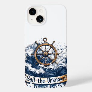 Coque Pour iPhone 14 "Sail the Unknown" - Conception inspirée par le na