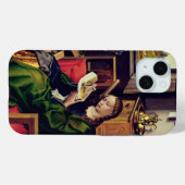 Coques Case-Mate iPhone Saint Barbara (de Werl Altarpiece, 1438) (Verso (horizontal))
