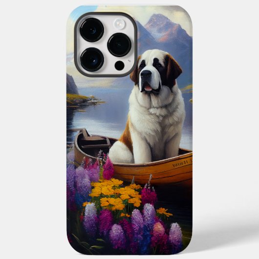 Coques Case-Mate iPhone Saint Bernard à la pagaie : Une aventure Pittoresq (Verso)