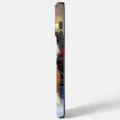 Coques Case-Mate iPhone Saint Bernard Christmas Festive (Verso / Gauche)