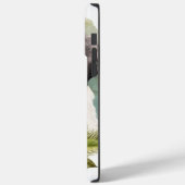 Coques Case-Mate iPhone Saint Bernard Christmas Wreath Festive Pup (Verso / Gauche)