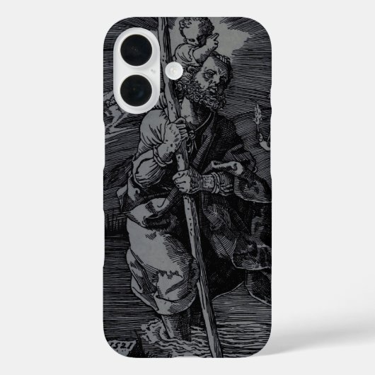 Coques Case-Mate iPhone Saint Christophe vénéré par les chrétiens (Verso)