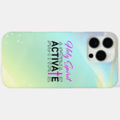 Coques Case-Mate iPhone Saint-Esprit Activé - Vert Pastel (Verso (horizontal))