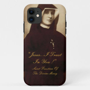 ETUI iPhone Case-Mate SAINT FAUSTINA DE DIVINE MERCY
