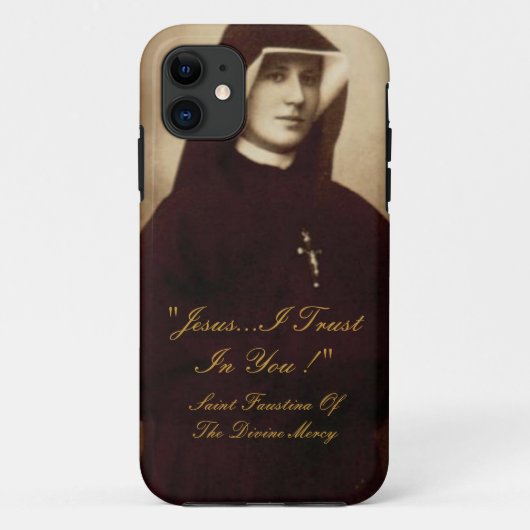 COQUES Case-Mate iPhone SAINT FAUSTINA DE DIVINE MERCY (Dos)