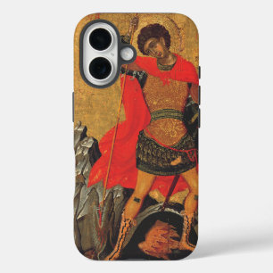 Coques iPhone 16 Saint Georges et le Dragon Grand Martyr