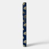 Coques Case-Mate iPhone Saint-Jacques d'or sur bleu (Verso / Gauche)