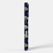 Coques Case-Mate iPhone Saint-Jacques d'or sur bleu (Verso / Droite)