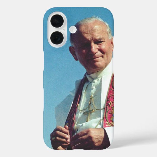Coques Case-Mate iPhone Saint Jean Paul II Le Grand Communicateur Beaux-Ar (Verso)