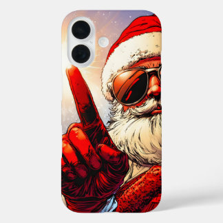 Coques iPhone 16 Saint Jolly Père Noël Divine Glow