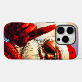 Coques Case-Mate iPhone Saint Jolly Père Noël Divine Glow (Verso (horizontal))
