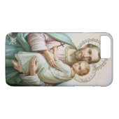 Coques Case-Mate iPhone Saint Joseph Bébé Jésus Croix Lily (Dos (Horizontal))