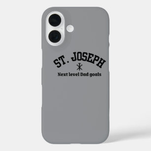 Coques iPhone 16 Saint Joseph Objectifs de Papa de Niveau Supérieur