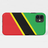 Coques Case-Mate iPhone Saint-Kitts-et-Nevis (Dos (Horizontal))