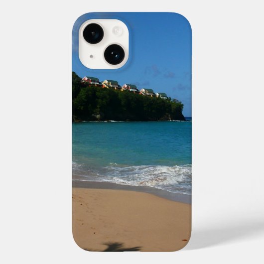 Coques Case-Mate iPhone Saint Lucia Beach Paysage tropical (Verso)