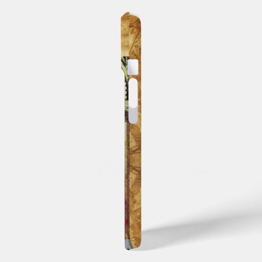 Coques Case-Mate iPhone SAINT MARY MAGDALENE Parchemin Ruby Gem Monogramme (Verso / Gauche)