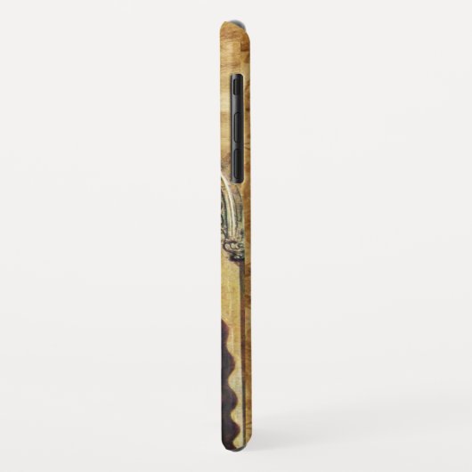 Coques Case-Mate iPhone SAINT MARY MAGDALENE Parchemin Ruby Gem Monogramme (Dos/Gauche)