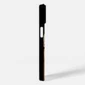 Coques Case-Mate iPhone SAINT MARY MAGDALENE Ruby Gem Monogramme, Noir (Verso / Droite)