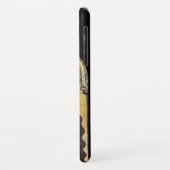 Coques Case-Mate iPhone SAINT MARY MAGDALENE Ruby Gem Monogramme, Noir (Dos/Gauche)