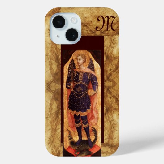Coques Case-Mate iPhone SAINT MICHAEL ARCHANGEL AVEC monogramme DRAGON (Verso)