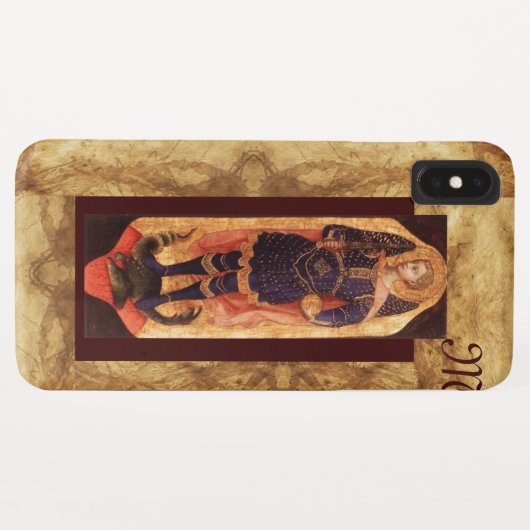 Coques Case-Mate iPhone SAINT MICHAEL ARCHANGEL AVEC monogramme DRAGON (Dos (Horizontal))