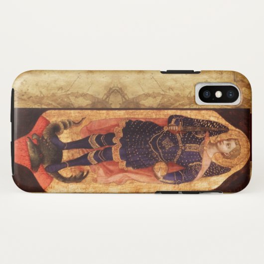 COQUES Case-Mate iPhone SAINT MICHAEL ARCHANGEL AVEC PARCHEMENT ANCIEN DRA (Dos (Horizontal))