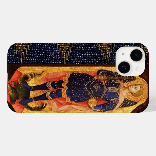 COQUES Case-Mate iPhone SAINT MICHAEL ARCHANGEL AVEC PARCHEMENT ANCIEN DRA (Verso (horizontal))