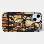 Coques Case-Mate iPhone Saint Michael par Sir Edward Coley Burne-Jones (Verso (horizontal))