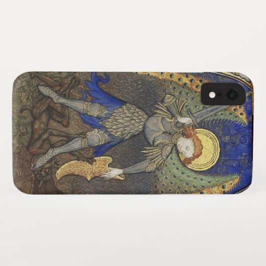Coques Case-Mate iPhone Saint Michel l'Archange avec le diable (Dos (Horizontal))