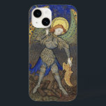 Coques Pour iPhone Saint Michel l'Archange avec le diable<br><div class="desc">Description unique et fantastique de Saint Michel Archangel comme un chevalier médiéval. Miniature médiévale française XV c.</div>