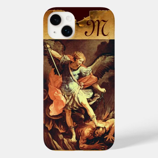 Coques Case-Mate iPhone Saint Michel le Monogramme de l'archange (Verso)