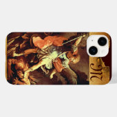 Coques Case-Mate iPhone Saint Michel le Monogramme de l'archange (Verso (horizontal))