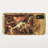 Coques Case-Mate iPhone Saint Michel le Monogramme de l'archange (Dos (Horizontal))