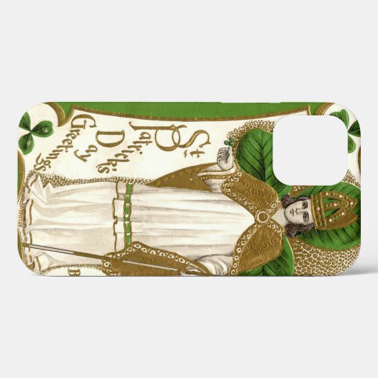 Coques Case-Mate iPhone Saint Patrick, Shamrock (Verso (horizontal))