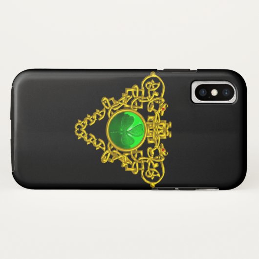 COQUES Case-Mate iPhone SAINT PATRICK'S CELTIC HEART, SHAMROCK (Dos (Horizontal))