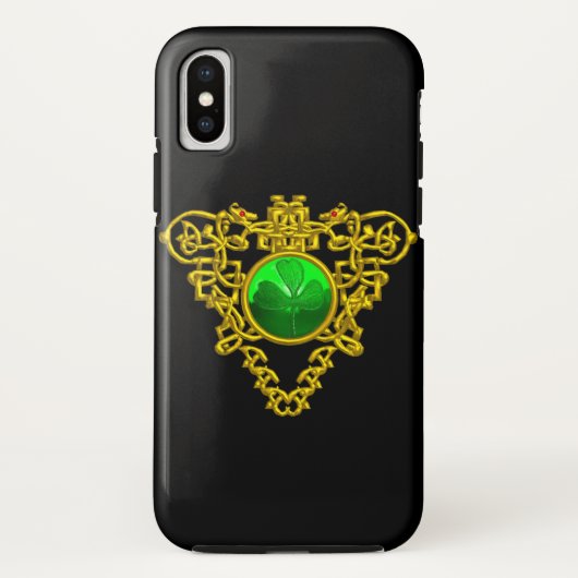 COQUES Case-Mate iPhone SAINT PATRICK'S CELTIC HEART, SHAMROCK (Dos)