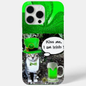 COQUES Case-Mate iPhone SAINT PATRICK'S DAY CHAT AVEC BIÈRE IRLANDAISE VER (Verso)