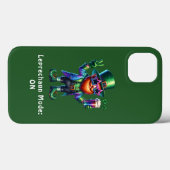 Coques Case-Mate iPhone Saint Patrick's day Green Leprechaun, texte drôle (Verso (horizontal))