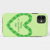 Coques Case-Mate iPhone Saint Patrick's Day Heart (Dos (Horizontal))
