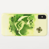 COQUES Case-Mate iPhone SAINT PATRICK'S DAY LUNE LADY AVEC SHAMROCK (Dos (Horizontal))
