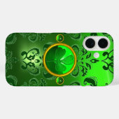 COQUES Case-Mate iPhone SAINT PATRICK'S DAY SHAMROCK GREEN DAMASK (Verso (horizontal))
