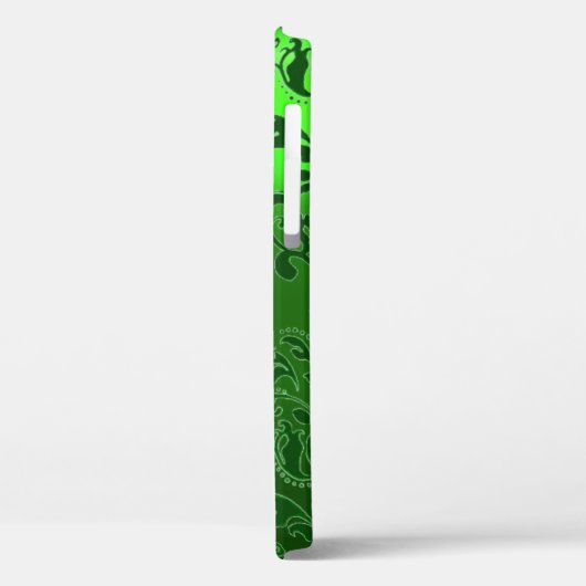 COQUES Case-Mate iPhone SAINT PATRICK'S DAY SHAMROCK GREEN DAMASK (Verso / Gauche)