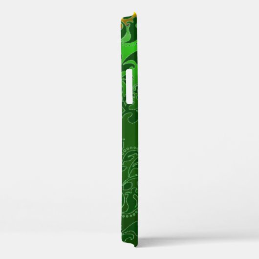 COQUES Case-Mate iPhone SAINT PATRICK'S DAY SHAMROCK GREEN DAMASK (Verso / Droite)