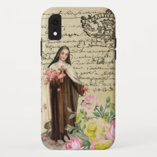 Case-Mate iPhone Case Saint-Therese Roses Carmelite catholique