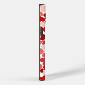 Coques Case-Mate iPhone Saint Valentin Amour Coeurs rouges (Verso / Droite)