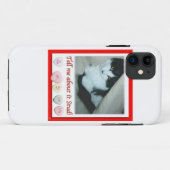 Coques Case-Mate iPhone Saint Valentin Chat noir et blanc (Dos (Horizontal))